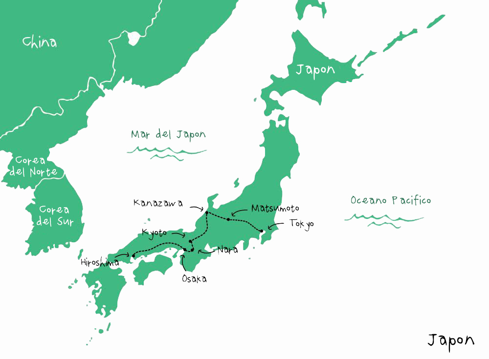 Ruta Japón