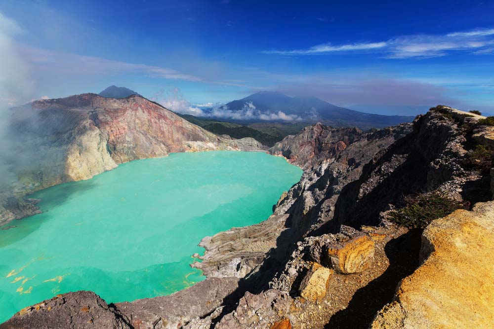 El volc n Kawah  Ijen  en Java Mochileando Por Asia